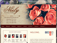 Tablet Screenshot of neelyfuneralhome.com